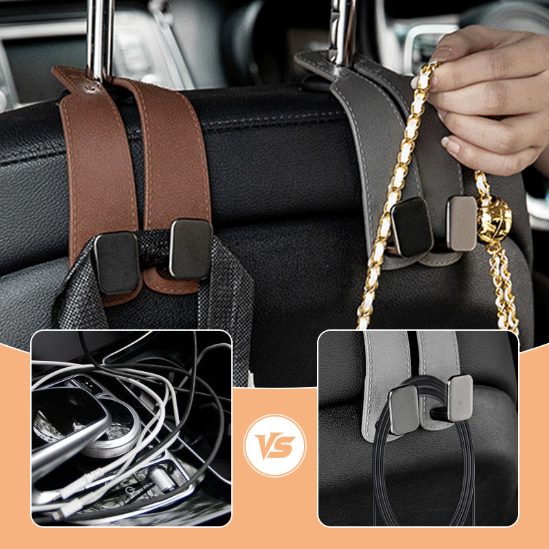 ⏳🔥¡50 % DE DESCUENTO POR TIEMPO LIMITADO! ⏰ Organizador para reposacabezas de coche resistente