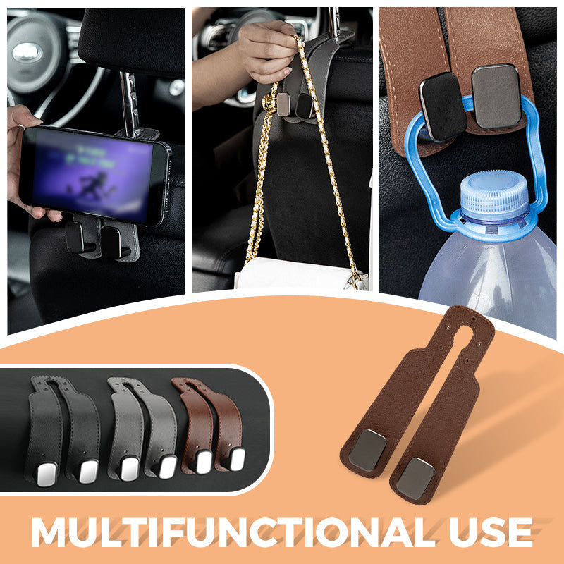 ⏳🔥¡50 % DE DESCUENTO POR TIEMPO LIMITADO! ⏰ Organizador para reposacabezas de coche resistente