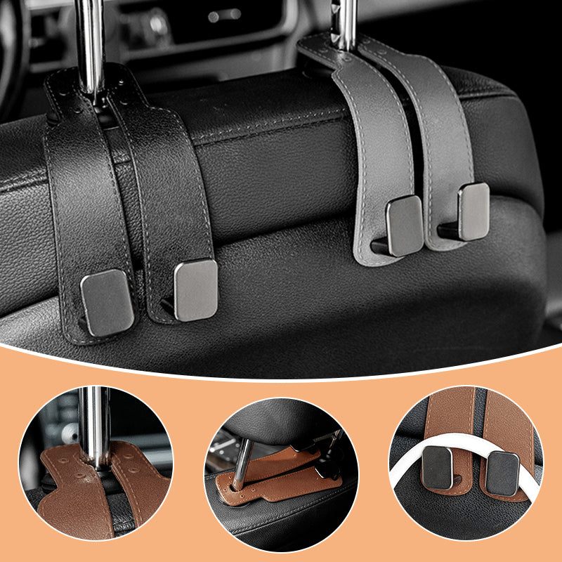 ⏳🔥¡50 % DE DESCUENTO POR TIEMPO LIMITADO! ⏰ Organizador para reposacabezas de coche resistente