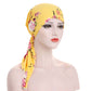 👒 ¡TIEMPO LIMITADO 50% DE DESCUENTO! ✨ Turbante de cabeza preatado con estampado floral de mujer – Suave, elástico, versátil 🌸