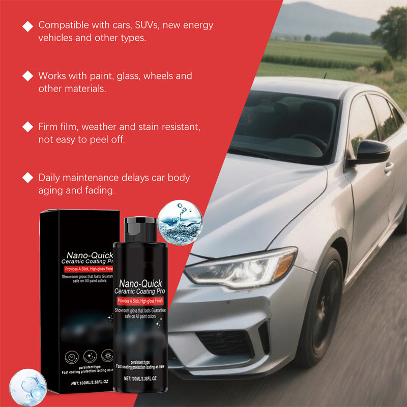 ⏳🔥¡50 % DE DESCUENTO POR TIEMPO LIMITADO! ⏰✨ Spray de Cuidado del Coche para Brillo Instantáneo – Hidrofugante y Protección UV – Para Pintura, Plástico y Cristal – Sin rayas, rápido y fácil de aplicar 🧴