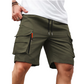 Pantalones cortos de carga de secado rápido para hombre con bolsillos