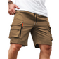 Pantalones cortos de carga de secado rápido para hombre con bolsillos