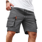 Pantalones cortos de carga de secado rápido para hombre con bolsillos