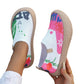 Tenis Cómodos para Mujer, Estilo Slip-On Ligero y Transpirable para Caminar