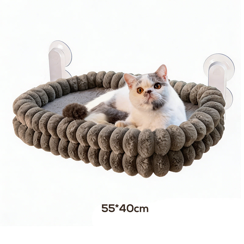 🐱 50% DE DESCUENTO | Hamaca plegable para ventana, soporta hasta 18 kg