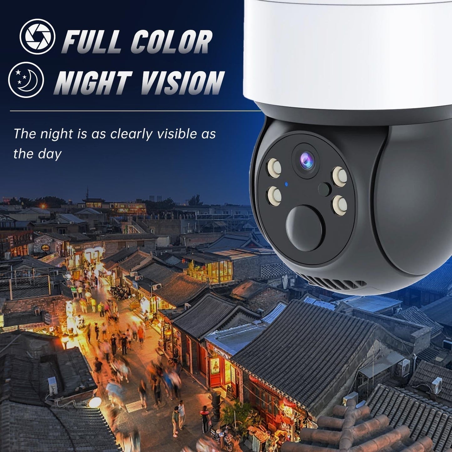 📢📢 ¡50 % DE DESCUENTO!! ⏰ Cámara de vigilancia solar: HD 1080p, detección de movimiento y visión nocturna; inalámbrica, resistente a la intemperie y funciona sin conexión a la red eléctrica; ideal para entradas de casas, jardines o zonas remotas ☀️