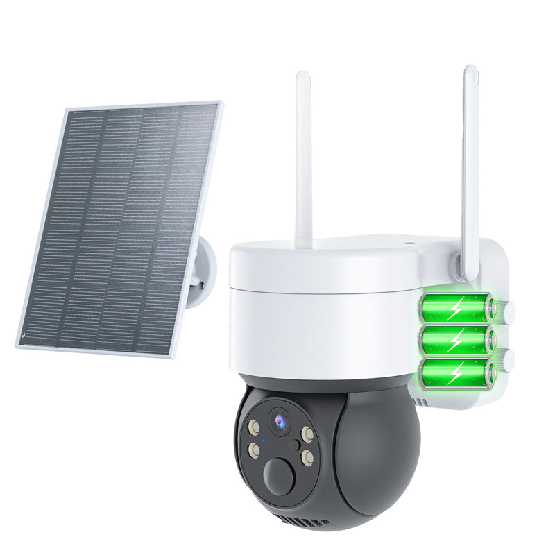📢📢 ¡50 % DE DESCUENTO!! ⏰ Cámara de vigilancia solar: HD 1080p, detección de movimiento y visión nocturna; inalámbrica, resistente a la intemperie y funciona sin conexión a la red eléctrica; ideal para entradas de casas, jardines o zonas remotas ☀️