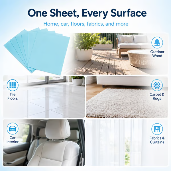 🧼  Hojas de limpieza profunda de múltiples superficies ✨  Potente eliminación de manchas para cocina, baño y más