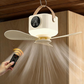 ⏰ ¡Oferta por tiempo limitado: 52% DE DESCUENTO en ventilador de techo recargable con LED! 🌬️✨