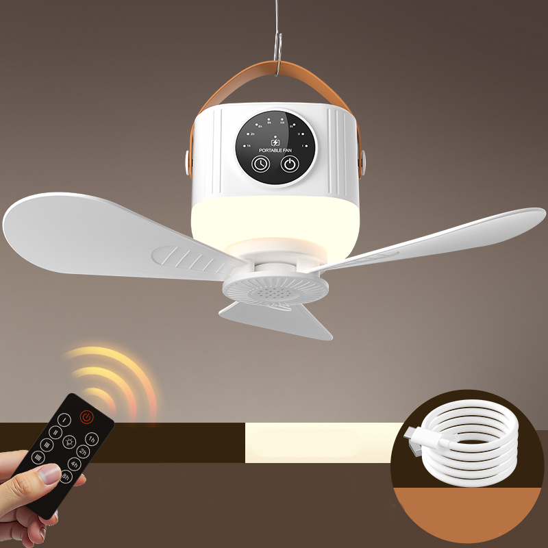 ⏰ ¡Oferta por tiempo limitado: 52% DE DESCUENTO en ventilador de techo recargable con LED! 🌬️✨