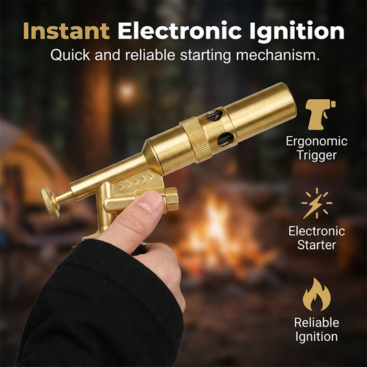 ⏳🔥¡50 % DE DESCUENTO POR TIEMPO LIMITADO! ⏰ 🧑‍🍳🔥 Antorcha de Butano Portátil – ¡Cientos de usos! Antorcha de butano invertible para cocina, camping y profesionales 💪