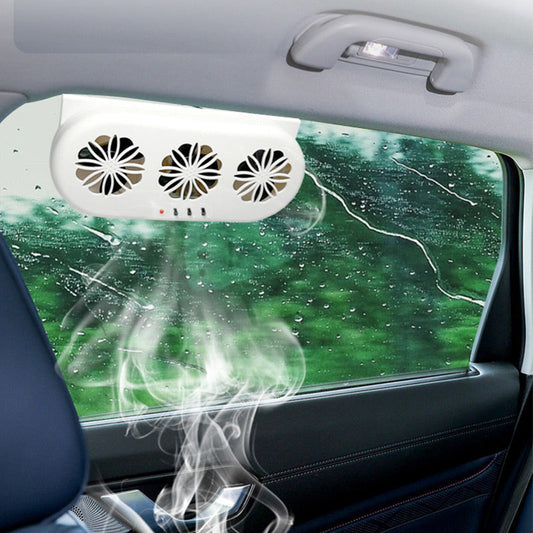 🎉 ¡Oferta 2026 — Más de 86,000 Vendidos! 🌞 Ventilador Solar de Circulación de Aire para Coche – Enfriamiento Automático 🚗