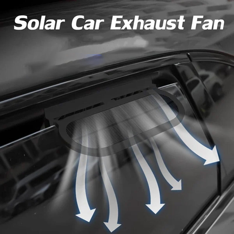 🎉 2026 Sale — Over 86,000 Sold! 🌞 Solar Air Circulation Exhaust Fan for Car – Auto-Activated Cooling 🚗