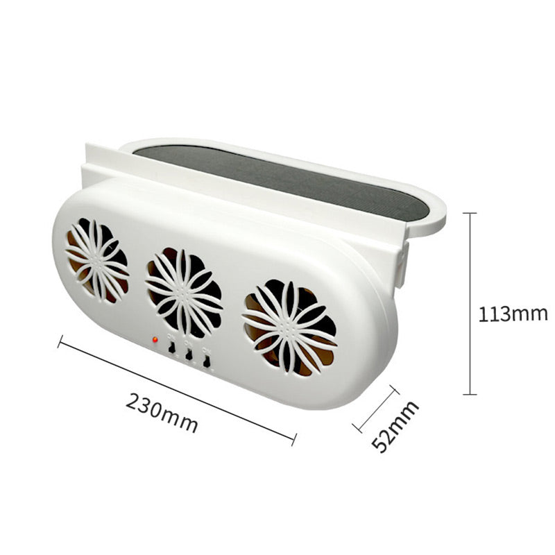 🎉 2026 Sale — Over 86,000 Sold! 🌞 Solar Air Circulation Exhaust Fan for Car – Auto-Activated Cooling 🚗