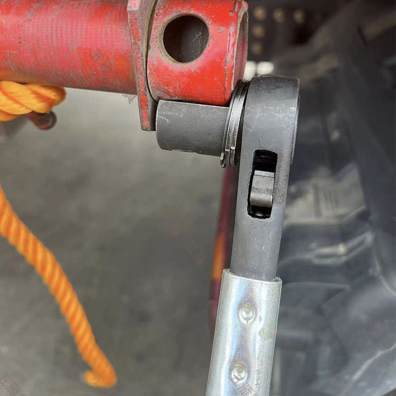 Llave de carraca para remolque de plataforma plan