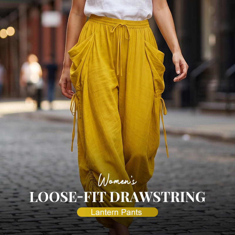 👖 50% OFF NOW! 💨 Women's Lantern Pants – Loose-Fit, Drawstring Waist & Wide-Leg – Breezy, Comfortable & Effortlessly Stylish ✨