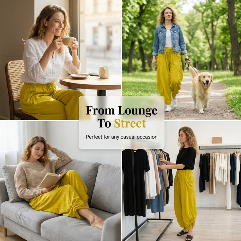 👖 50% OFF NOW! 💨 Women's Lantern Pants – Loose-Fit, Drawstring Waist & Wide-Leg – Breezy, Comfortable & Effortlessly Stylish ✨