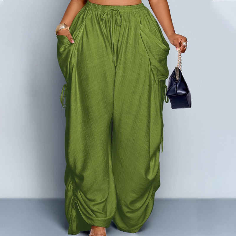 👖 50% OFF NOW! 💨 Women's Lantern Pants – Loose-Fit, Drawstring Waist & Wide-Leg – Breezy, Comfortable & Effortlessly Stylish ✨