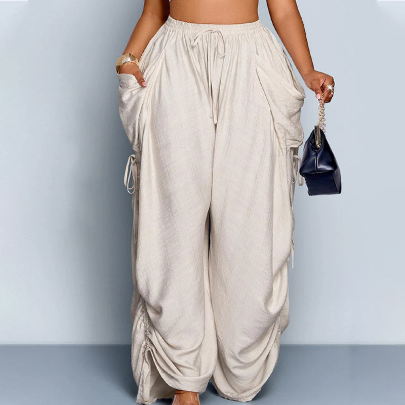 👖 50% OFF NOW! 💨 Women's Lantern Pants – Loose-Fit, Drawstring Waist & Wide-Leg – Breezy, Comfortable & Effortlessly Stylish ✨