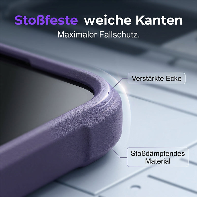 Magnetic matte protective case with heat dissipation