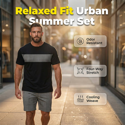 Conjunto urbano de verano de ajuste relajado