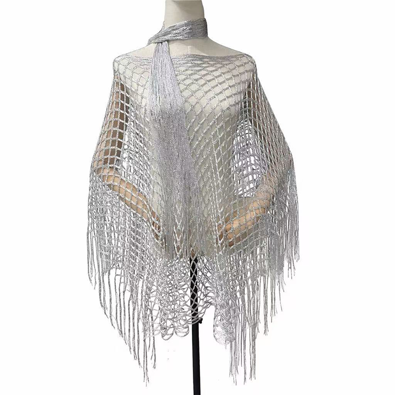 🏖️ÚLTIMO DÍA DE OFERTA!🔥JCUK Chaqueta de verano de crochet metalizado: ligera, fluida y con un estilo impecable 🌊☀️