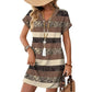 📢📢50% DE DESCUENTO !! ⏰Vestido Camiseta Casual de Verano con Cuello en V para Mujer
