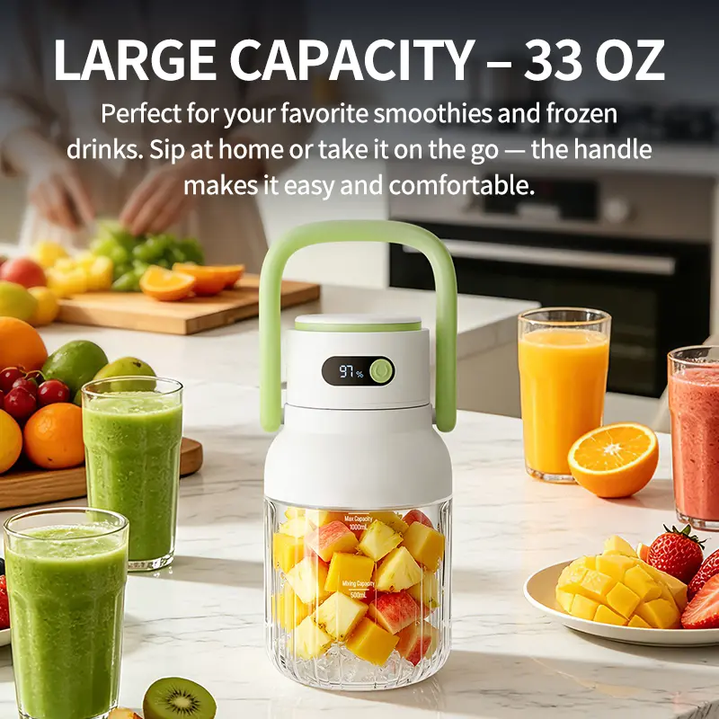 ⏳🔥LIMITED-TIME 50% OFF!  Portable Blender with Digital Display–🥤Smoothies On-the-Go!