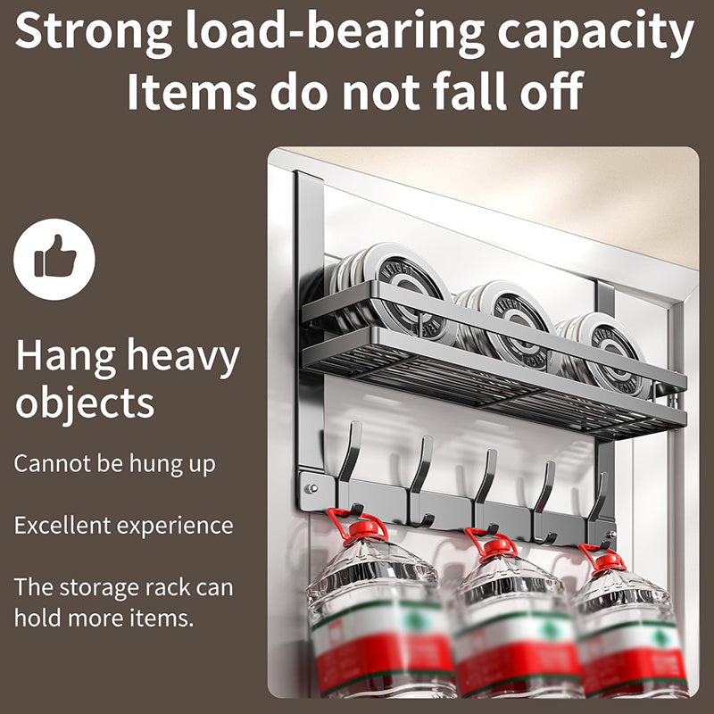 🔥Last Day Sale 53% OFF🔥Over The Door Hooks with Storage Basket