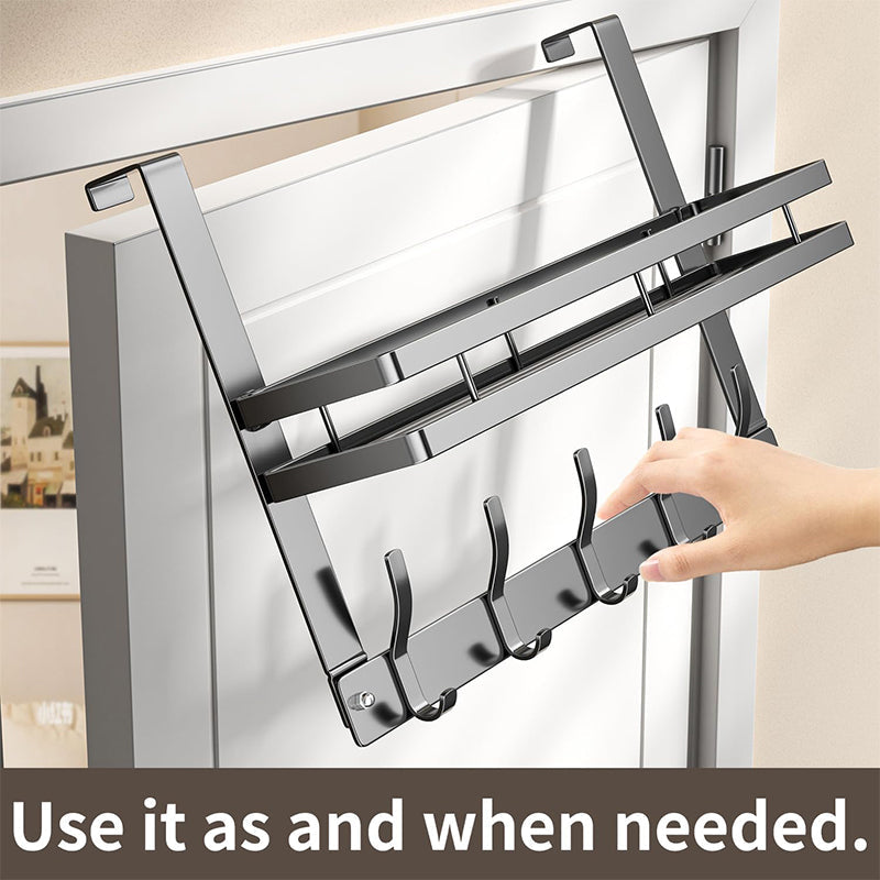 🔥Last Day Sale 53% OFF🔥Over The Door Hooks with Storage Basket