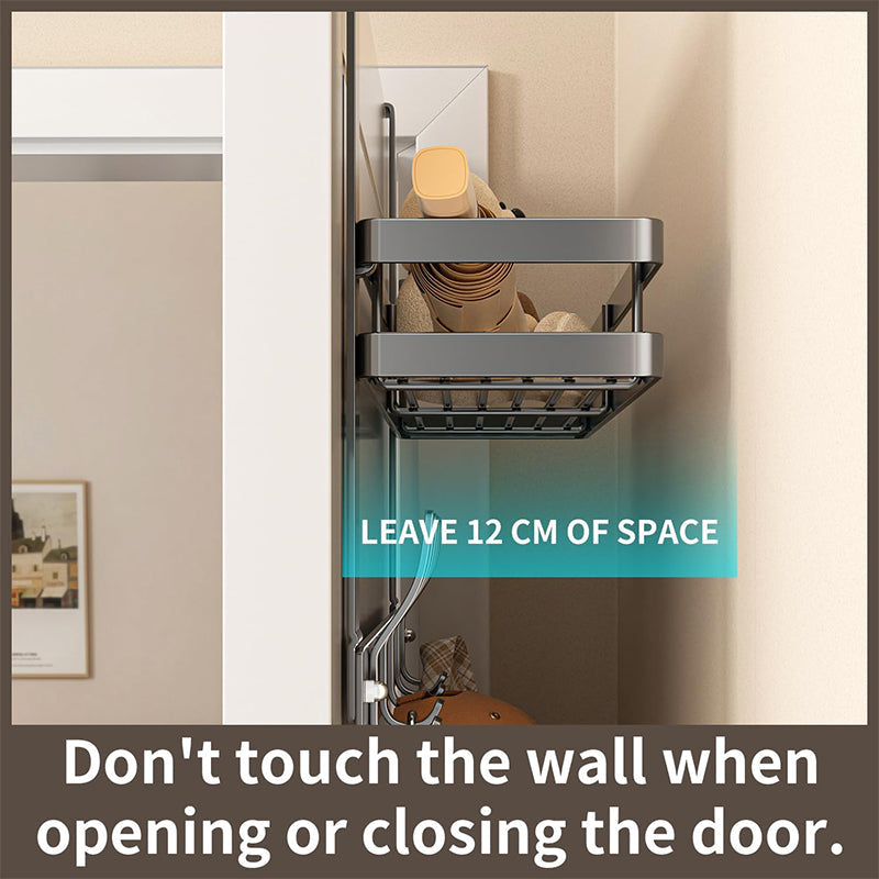 🔥Last Day Sale 53% OFF🔥Over The Door Hooks with Storage Basket