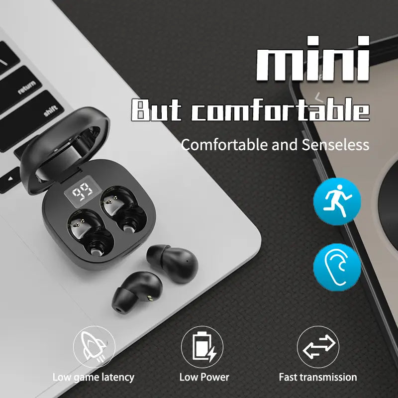 🎧✨ ¡OFERTA 50% OFF! Mini Auriculares Inalámbricos Bluetooth 5.3 – Ultraligeros, Discretos y con Gran Autonomía 🔥
