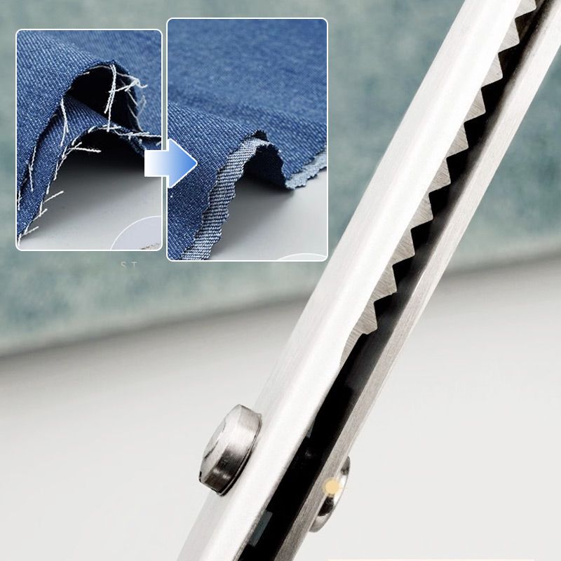 ✂️ Tijeras Dentadas Multiusos de Corte en Zigzag