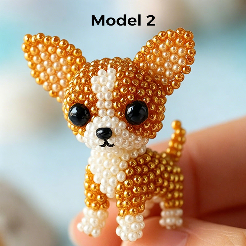 ⏳Limited-time 50% off⏰Colorful Beaded 3D Dog Model Kit🎨🐶