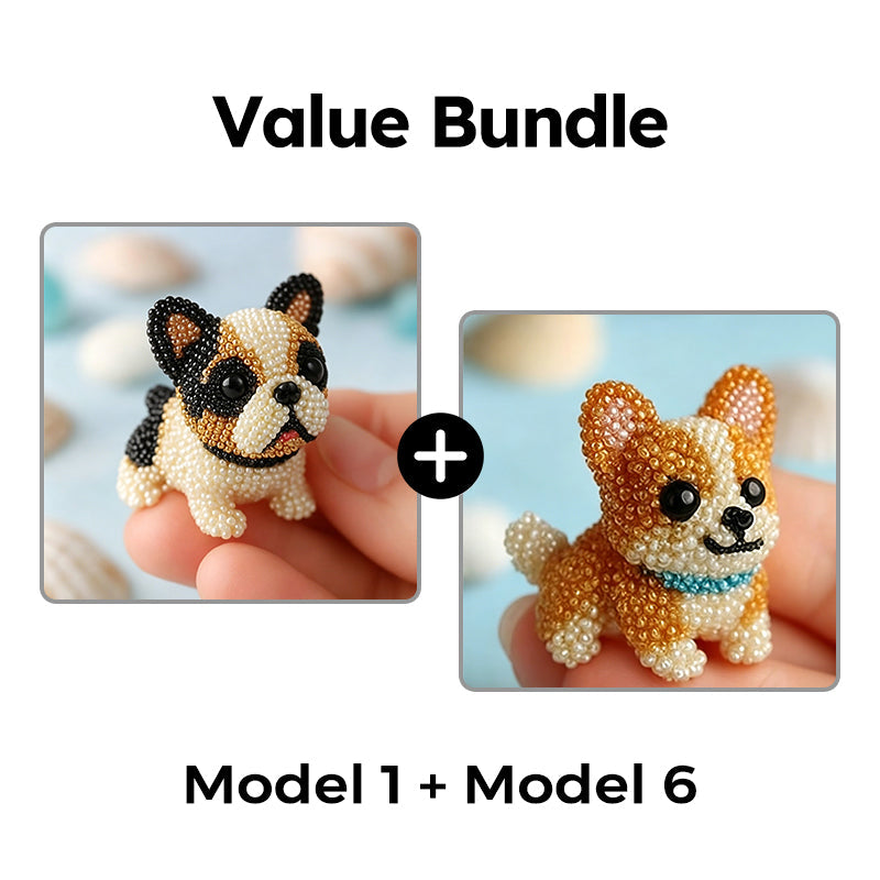 ⏳Limited-time 50% off⏰Colorful Beaded 3D Dog Model Kit🎨🐶