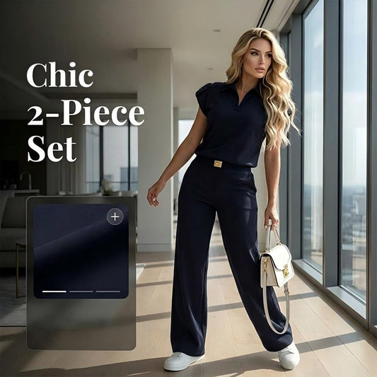 🔥 ¡OFERTA 50% OFF! Conjunto Elegante de 2 Piezas – Estilo Chic y Moderno