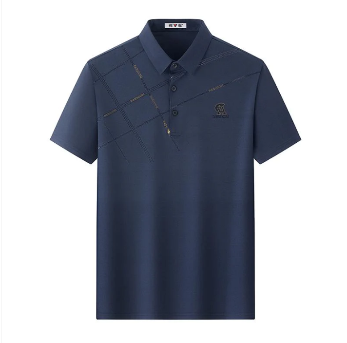 Camisa de seda de seda de hielo estirado resistente a las arrugas de los hombres - Día del Padre Especial