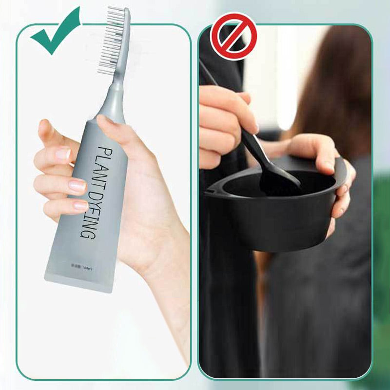Compre 2 y obtenga 1 gratis  🔥  Tinte para el cabello con peine a base de plantas