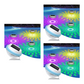 Luz flotante LED solar para piscina