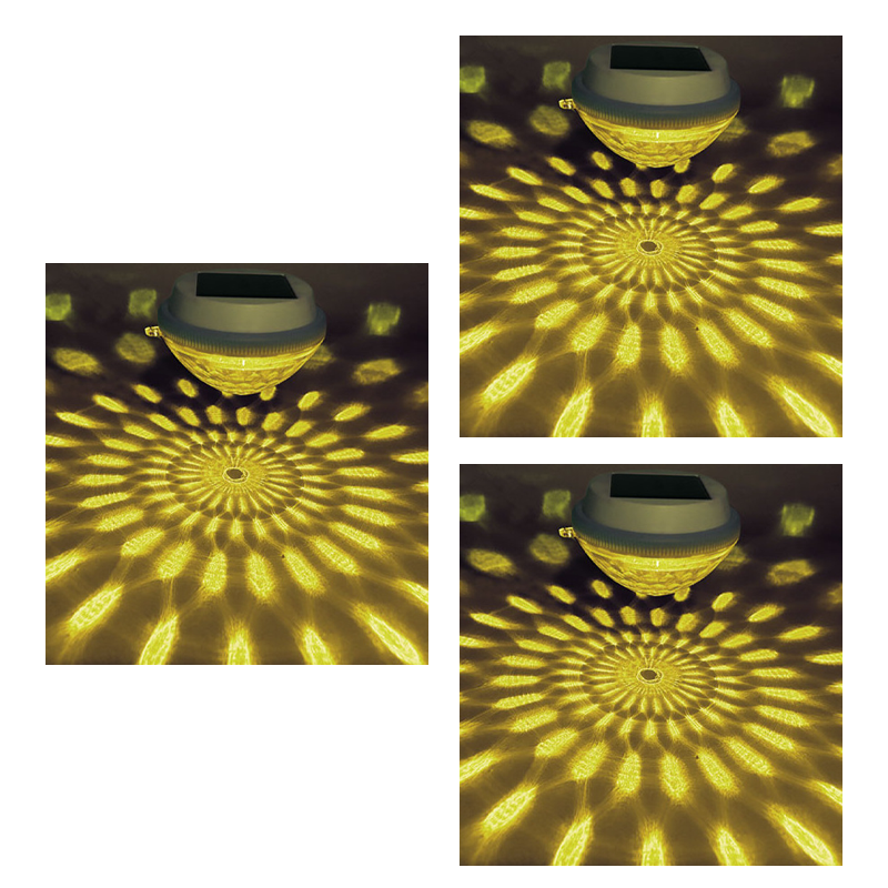 Luz flotante LED solar para piscina
