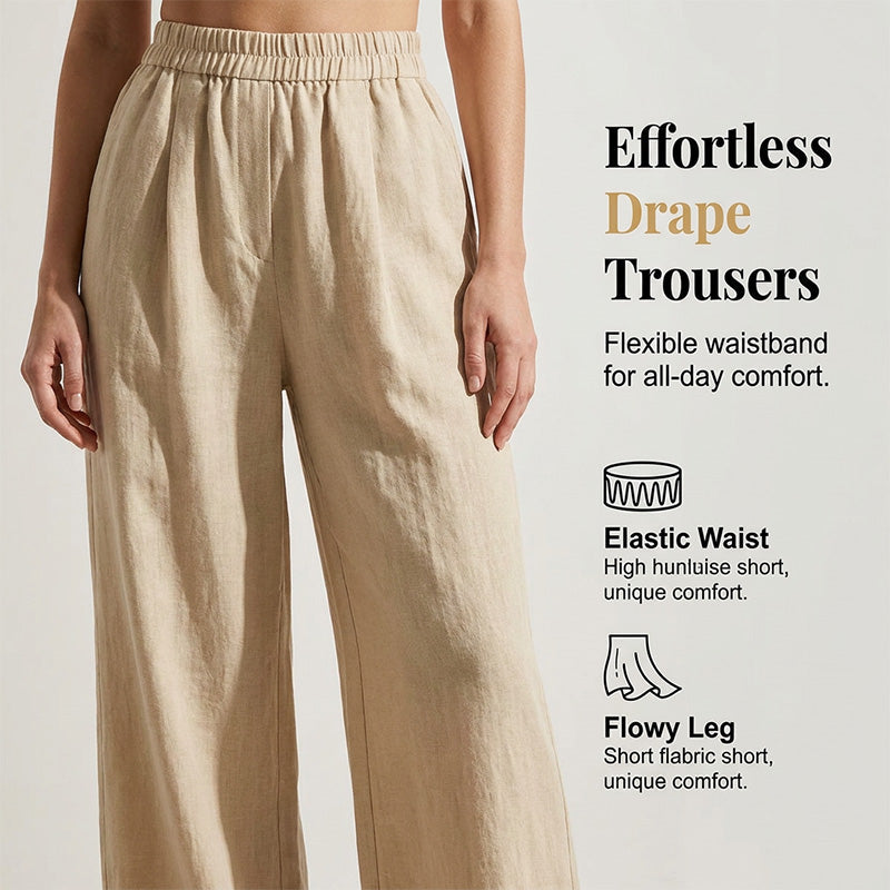 Women's Summer Slouchy Loose Fit Pants Set with Batwing Sleeves