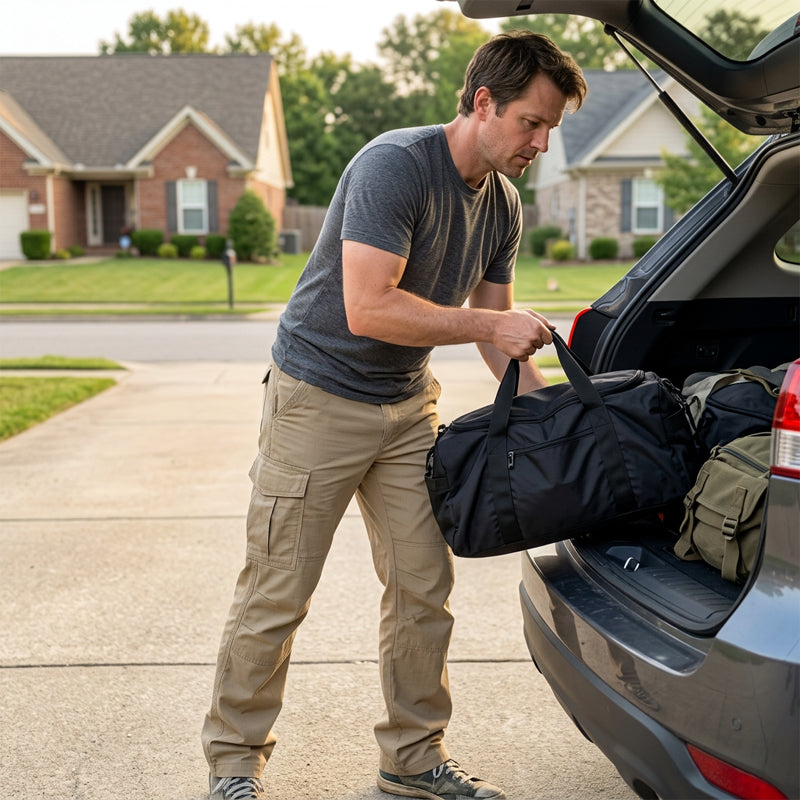 Men's Tactical Cargo Pants with Multiple Pockets