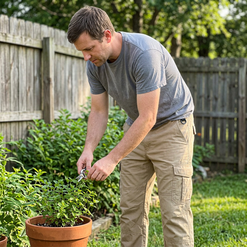 Men's Tactical Cargo Pants with Multiple Pockets