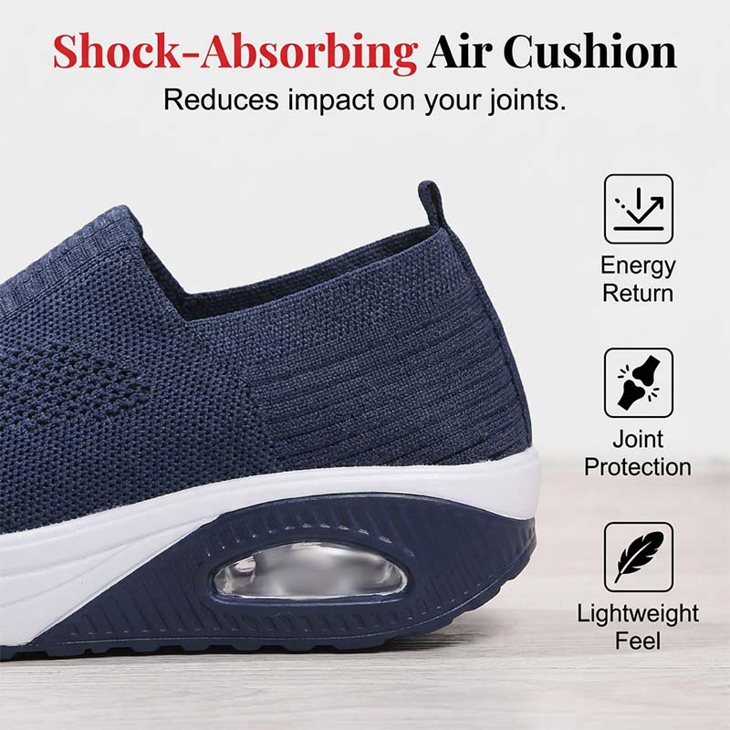 Zapatos para Caminar con Cojín de Aire sin Cordones para Mujer