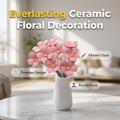 Everlasting Ceramic Floral Decoration