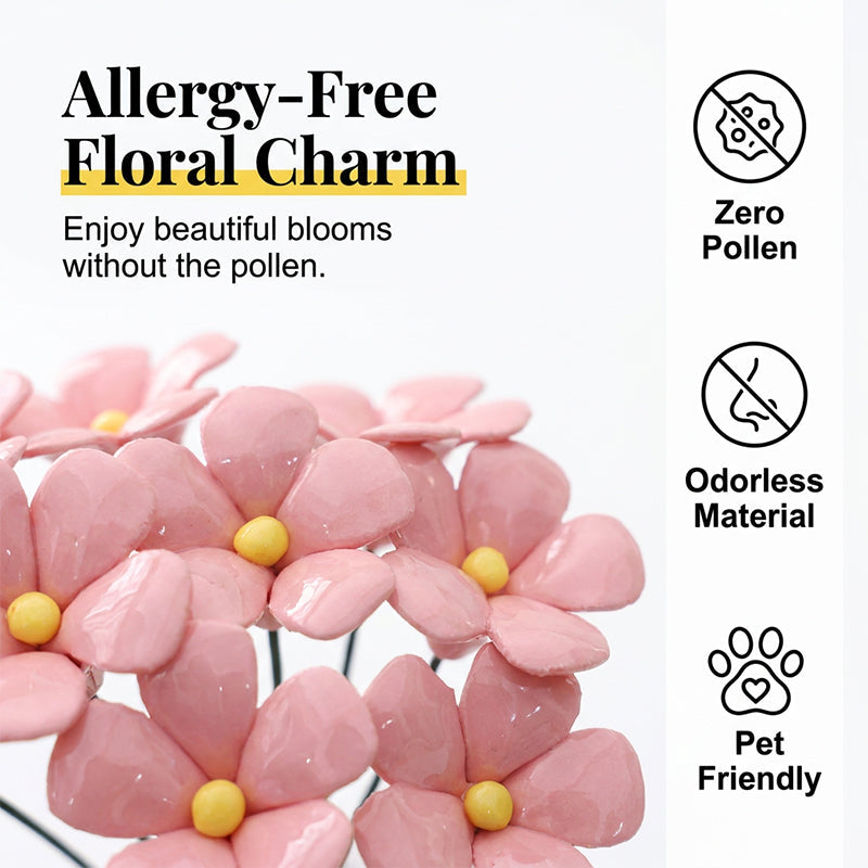 Everlasting Ceramic Floral Decoration