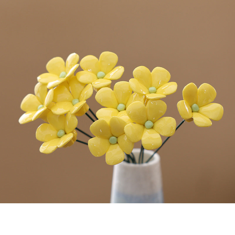 Everlasting Ceramic Floral Decoration