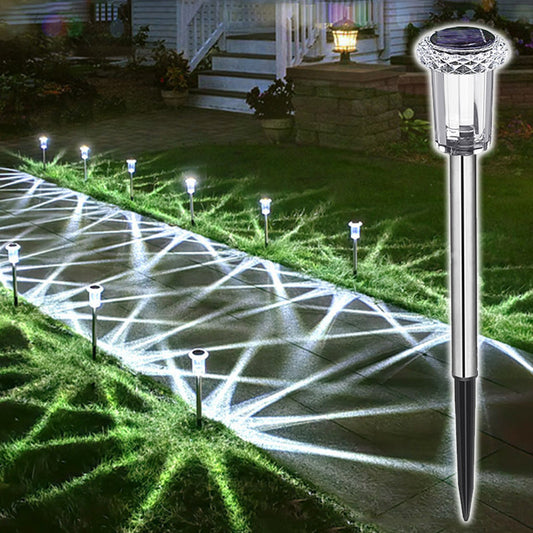 6 Piezas de Luces Solares Impermeables para Paisaje para Patio al Aire Libre