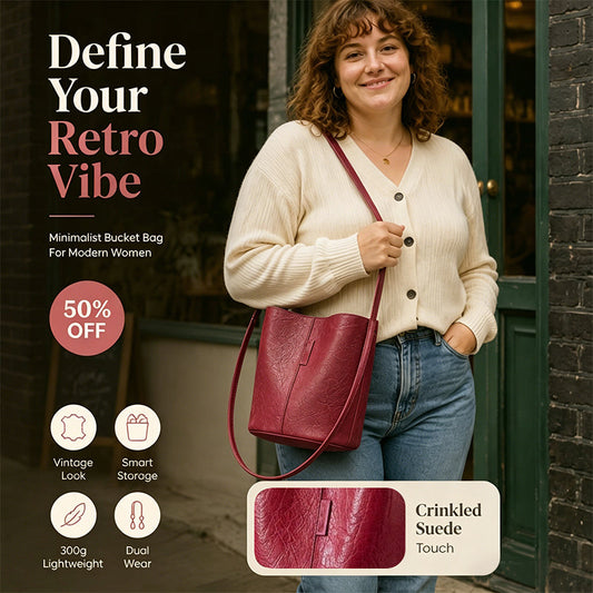 Bolso de Hombro Minimalista de Gran Capacidad